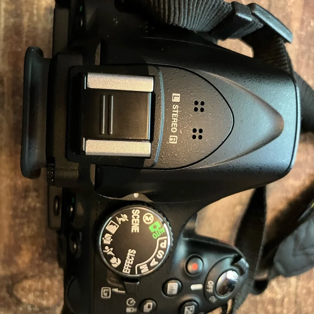 Nikon Black DSLR Camera Set with Accessories